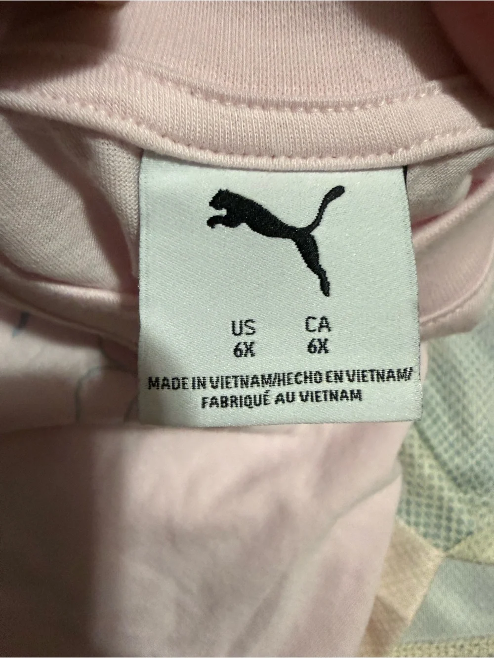 Puma Girls' Pink Logo Tee & Pastel Shorts Set